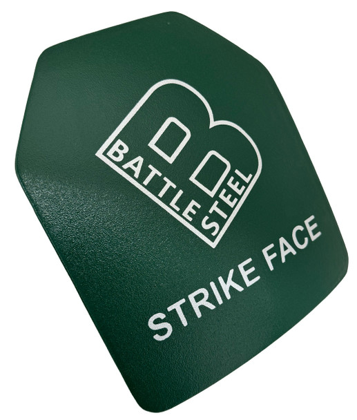 BattleSteel Level 4 10x12 Armor Plates Shooters Cut Multi-Curve Full Ceramic Face