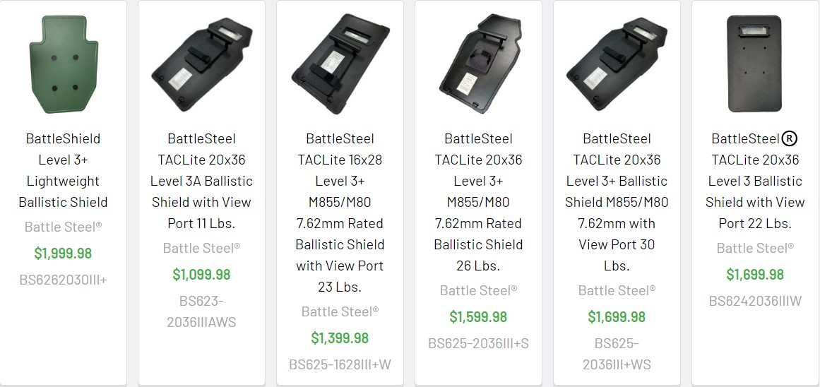 ballistic shields